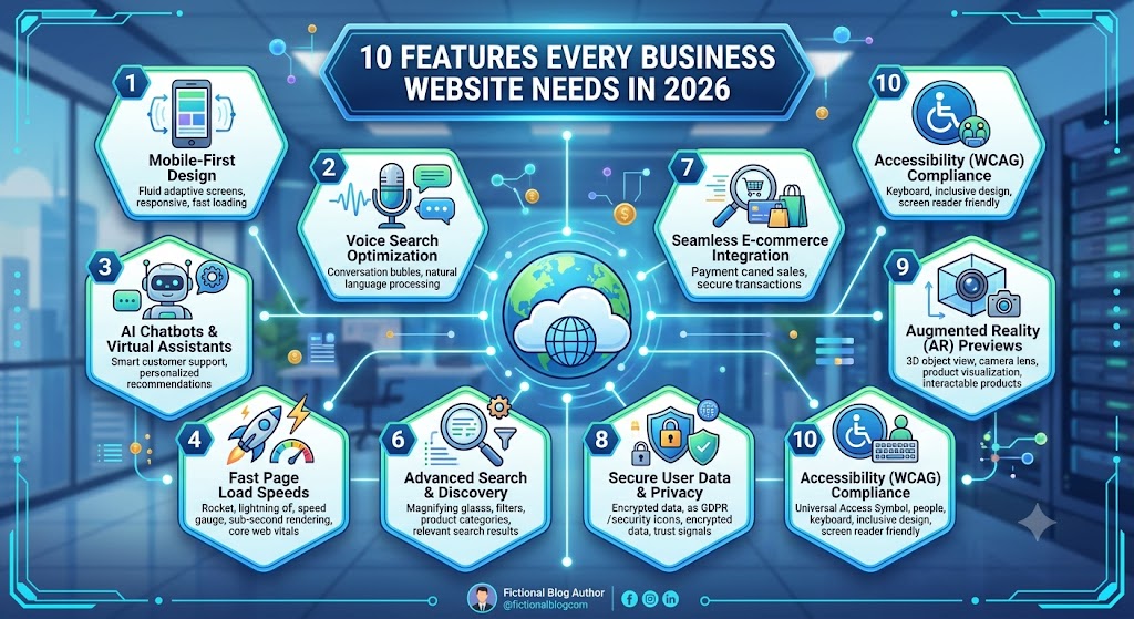 10 Features Every Business Website Needs in 2026